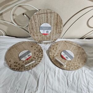 Rustic Wood-Style Chalkboard Signs